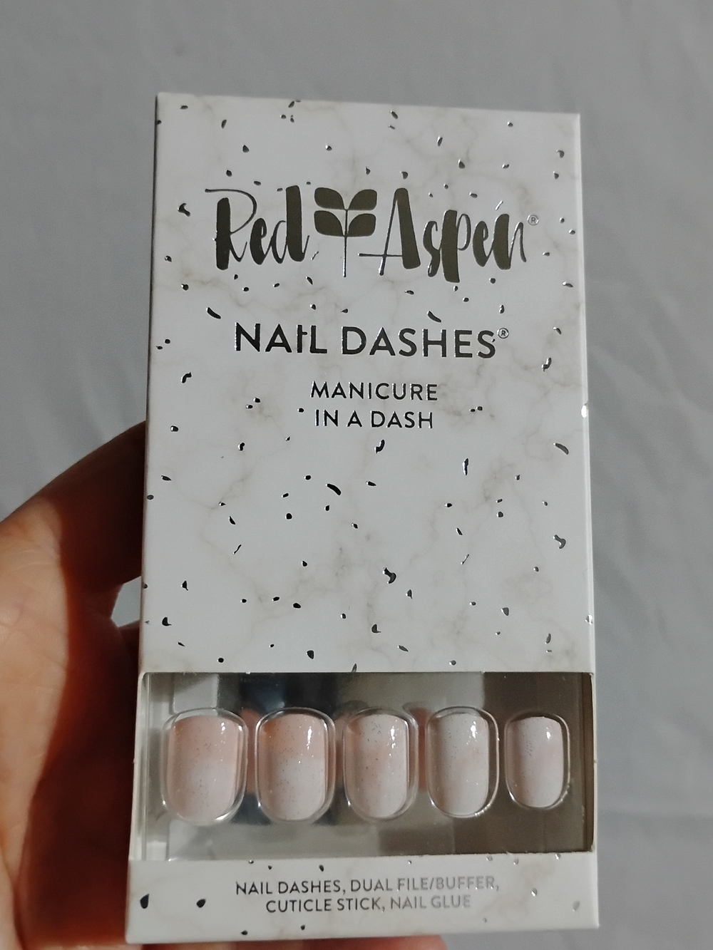 Red Aspen Nail Dashes Press-On Nails Soft Pink Ombre Big Dreams Sasha NEW